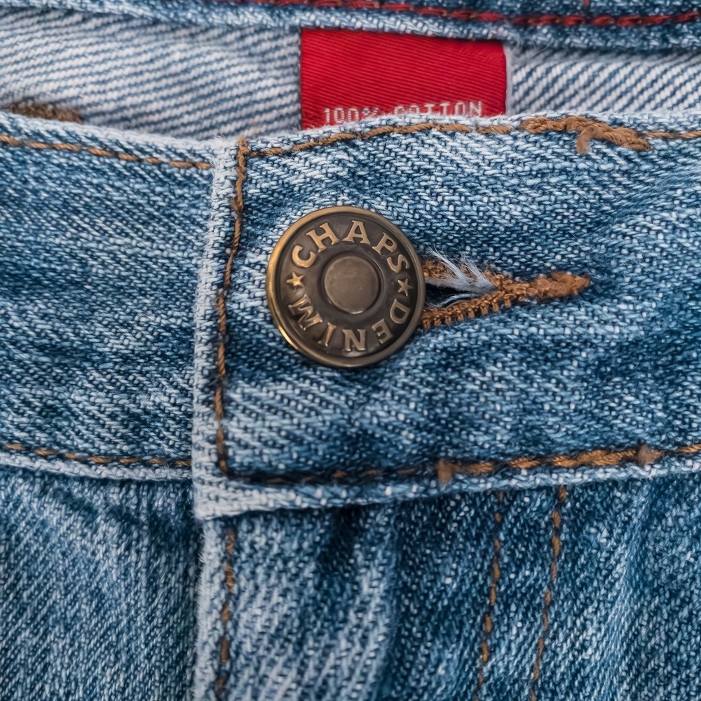 Chaps Denim Jeans Mens 36x30 Blue Straight Leg 100% Cotton Regular FITS 36x30 - Picture 10 of 16